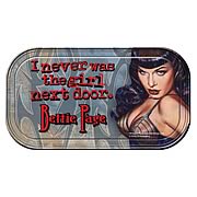 Bettie Page Girl Never The Girl Next Door Mini Tin
